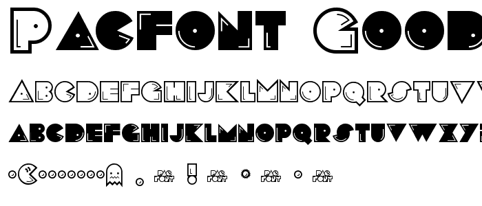 PacFont Good font